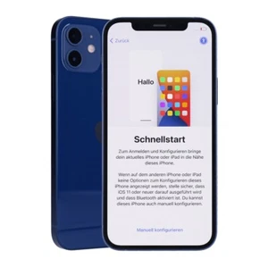 Apple iPhone 12 64GB Blau iOS Smartphone Gebrauchtware gut - Afbeelding 1 van 4