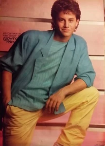 Poster KIRK CAMERON 1985 VINTAGE ORIGINALE SIGILLATO! MIKE SEAVER DOLORE PER LA CRESCITA - Foto 1 di 2