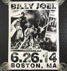 Póster del concierto de Billy Joel - Boston, Massachusetts en Fenway Park 26 de junio de 2014 - Imagen 1 de 12