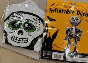 2 Halloween Skelett aufblasbare Dekor 31,5" Neu in Verpackung Posten - Bild 1 von 1