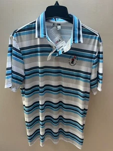 124th US Open Pinehurst Logo Adidas Short Sleeve Golf Shirt Mens Medium NWT - Picture 1 of 4