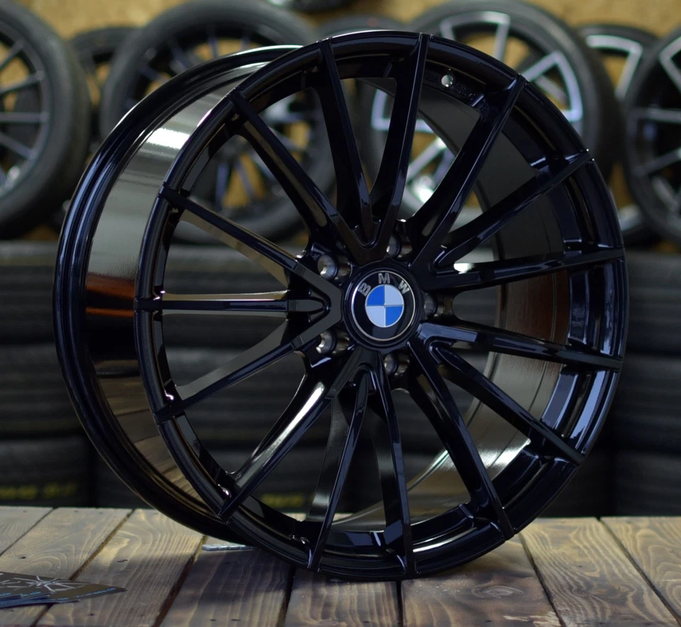 18 Zoll V2 Felgen 5x120 schwarz für BMW M Performance Paket F10 F11 F30 F31 F32 - Bild 1 von 1