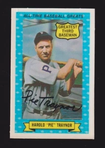 Kellogg's 1972 3-D #8 Pie Traynor Pittsburgh Pirates Ex - Imagen 1 de 2