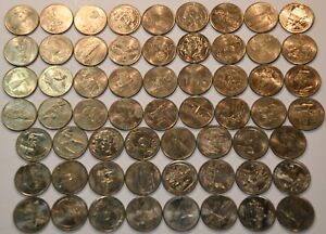 USA State Quarters Sondermünzen Lot - 60 Stück Lot Vereinigte Staaten Amerika