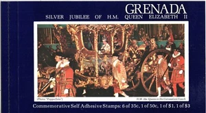 Grenada Stamp Scott #792a, 792b, Queen's Silver Jubilee, Complete Booklet SCV$4 - Picture 1 of 3