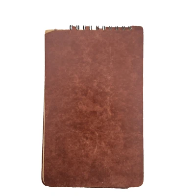 Vintage Handwritten Recipes in Notebook Cookbook Estate Sale Find - Image 1 of 4