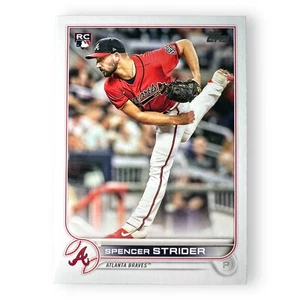 Tarjeta de novato Spencer Strider RC 2022 Topps Serie 2 MLB Atlanta Braves - Imagen 1 de 2
