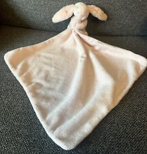 Jellycat Pink Bashful Bunny Rabbit Comforter Blanket Soft Toy Soother VGC
