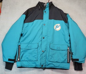 Chaqueta Champion Miami Dolphins Hombres Grande '74-88 Logo Retro Retro Retro NFL - Imagen 1 de 12