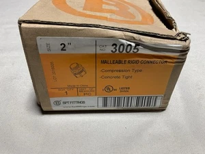 "Conector de compresión de conducto rígido de hierro maleable de 2"" sin rosca" - Imagen 1 de 4