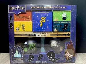 Harry Potter Color Changing Cocoa Set: 2 Ceramic Mugs, 2 Stir Wands, 8 Mixes NEW - Picture 1 of 5
