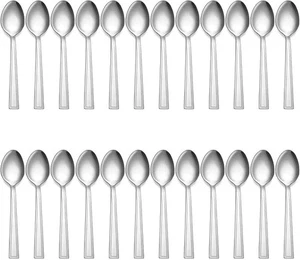 Hunnycook Teaspoons (5.4"), 24 Pieces Stainless Steel Tea Spoons Set - Picture 1 of 3