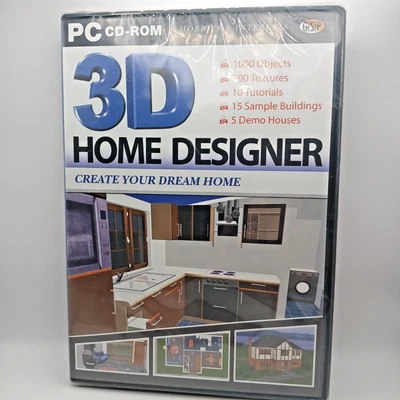 3D Home Designer | PC CD-ROM Software - New & Sealed - Image 1 of 2