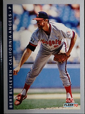 1993 Fleer Baseball Bert Blyleven #568 - Image 1 of 2