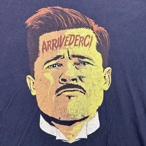 Arrivederci Inglorious Bastards Blue XL Shirt Brad Pitt Design By Butcher Billy - Picture 1 of 9