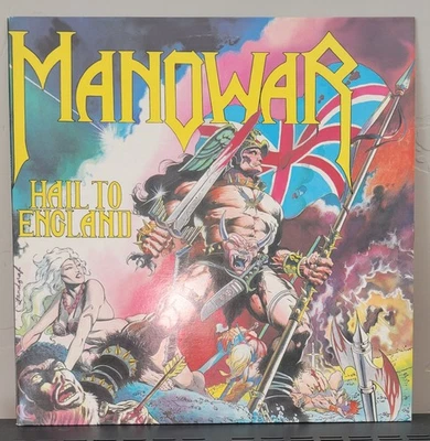 MANOWAR - Hail to England Vinyl LP Record Original UK Press 1984 MFN-19 RARE !! - Image 1 of 4