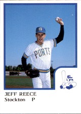 1986 Stockton Ports ProCards #23 Jeff Reece Eugene Oregon OR Baseball Card
