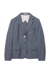 GANT RUGGER Men's Grey Wool Hopsack Blazer NWOT - Picture 1 of 1