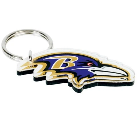 BALTIMORE RAVENS PREMIUM ACRYLIC KEY RING NEW WINCRAFT 👀🏈 Cover