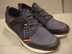 LEVI'S MENS HIGHLAND DNM SPDX NAVY SIZE 10 SNEAKERS SHOES - BRAND NEW - Picture 1 of 10