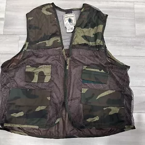 Northwest Territory Mens XL Camo Hunting Vest Duck Shooting Game Mesh Amo Pocket - Picture 1 of 7