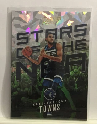 2017-18 PANINI PRESTIGE KARL-ANTHONY TOWNS CRYSTAL FOIL #7 TIMBERWOLVES MSK - Image 1 of 2