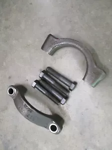 Jeep Dana Spicer 30 Front Axle Differential Carrier Bearing Caps Wrangler 97-04 - Foto 1 di 2