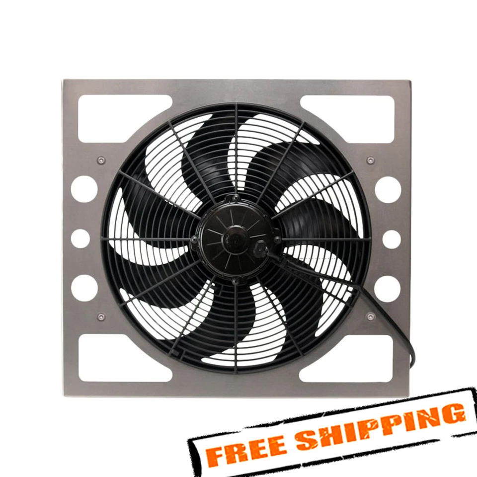 Kit de ventilador eléctrico Derale 20161 Direct Fit Performance para 86-06 Wrangler TJ/YJ Foto 1 de 4