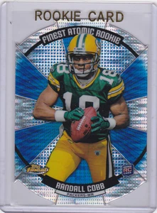 RANDALL COBB ROOKIE CARD Topps Finest ATOMIC RC Green Bay Packers Football - Picture 1 of 2