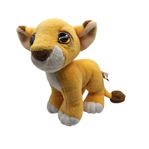 Peluche vintage Disney Re Leone Simba magnetico bacio naso 1993 - Foto 1 di 12