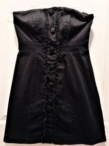 EUC Sequin Hearts Black Strapless Mini Dress - Jr. Girl's Size 3 - Picture 1 of 5