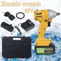 68V 8000mAh Brushless Cordless Impact Wrench 2800r/min + Li-ion  ❤