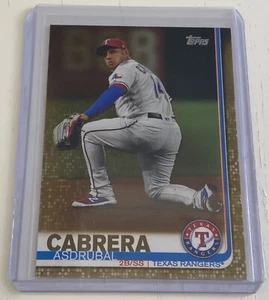 Asdrubal Cabrera 2019 Topps Update Series Gold /2019 #US121 Texas Rangers - Picture 1 of 2