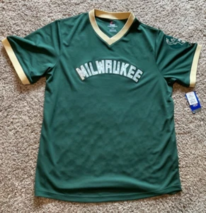 Milwaukee Bucks Short Sleeve Adult Mens Large - Picture 1 of 4