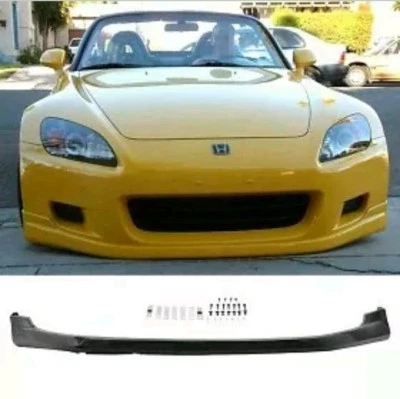 ALERÓN DIVISOR LABIO DELANTERO HONDA S2000 AP1 00-03 | PLÁSTICO PU | NEGRO | NUEVO UK - Imagen 1 de 4