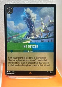 Ink Geyser 119/204 Rare COLD FOIL Disney Lorcana - Archazia's Island NM - Picture 1 of 1