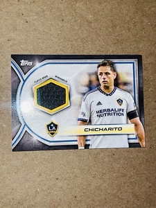 2023 Topps MLS Chicharito Relic Card Player Worn LA Galaxy - Picture 1 of 2