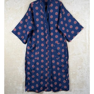 Vintage Christian Dior Monsieur Robe Kimono Geometrisches Muster Retro Hergestellt in den USA - Bild 1 von 9