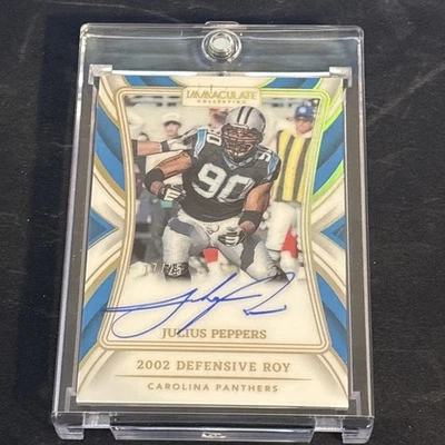 2024 Panini Immaculate Julius Peppers Moments Auto #17/25 Panthers IMA-JPS - Image 1 of 3