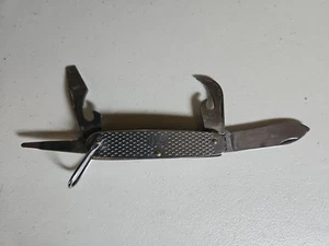 VINTAGE U.S. MILITARY 1986 CAMILLUS MILITARY POCKET KNIFE 4 TOOLS - Picture 1 of 3