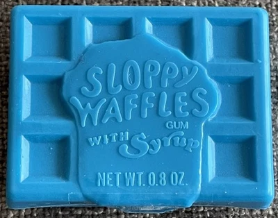 Gofres descuidados Fleer vintage de los años 70 con jarabe de goma de mascar nuevo stock antiguo ¡RARO!! Foto 1 de 4