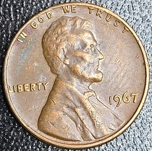 1967 Penny No Mint Error "L", "W", "R", All Touching Rim And More See Pics Rare - Picture 1 of 10