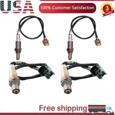 4x Sensor de Oxigênio Up+Downstream Para Nissan 2014-15 Armada 5.6L 2013-15 Titan 5.6L - Imagem 1 de 4