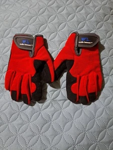 Wells Lamont Youth Gloves Red And Black - Picture 1 of 4