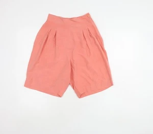 Silk Road Women's Pink Bermuda Shorts, Size S, High-Waist - Picture 1 of 12