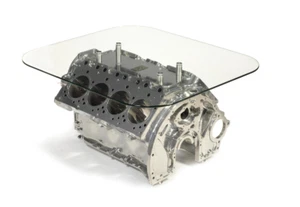 Bentley / Rolls Royce 6.75L V8 Engine Block Coffee Table - Picture 1 of 12