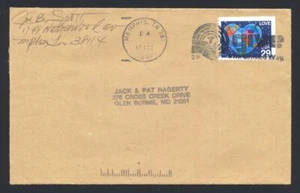 JOE BURT SCOTT SIGNED Envelope (d.2013) Negro Negro Leagues Black Yankees - Picture 1 of 3