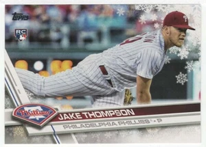 Jake Thompson RC (Baseball Card) 2017 Topps Walmart Holiday Snowflake # 43 Mint - Picture 1 of 1