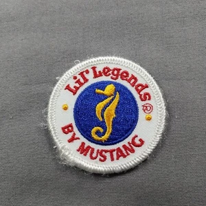 Parche redondo de 2" Lil' Legends de Mustang Seahorse - Imagen 1 de 2