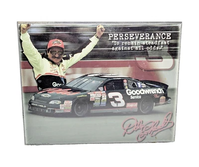 Dale Earnhardt Sr #3 Perseverance деревянная ламинированная запечатанная настенная табличка 8 дюймов x 10 дюймов - Изображение 1 из 3